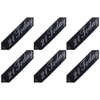 6x 21st Birthday Sash "21 Today" (Black) Bulk Pack - Girls Night Celebration Party