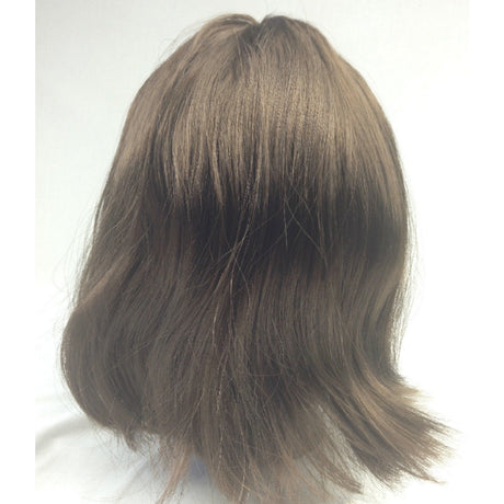 6x Brown Bob Wig Bulk Pack - Short Straight Fringe Hair for Cosplay Costume/Fancy Dress Party