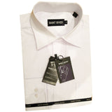 Mens BUSINESS SHIRT Plus Size King Big Large Formal S M L XL XXL 3XL 4XL 5XL - Black