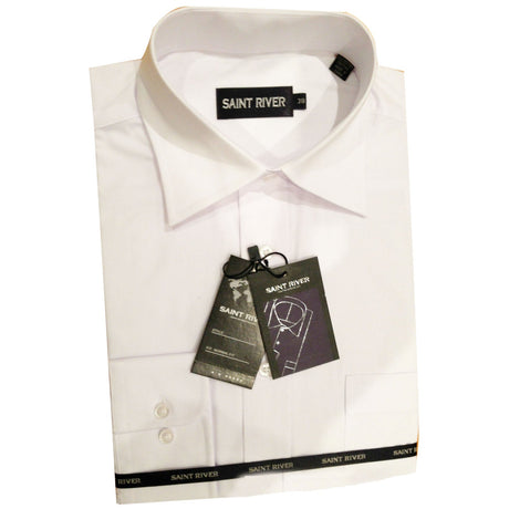 Mens BUSINESS SHIRT Plus Size King Big Large Formal S M L XL XXL 3XL 4XL 5XL - Black