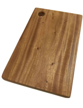 Small Natural Hard Wood Acacia Chopping Board - 30x19x2cm