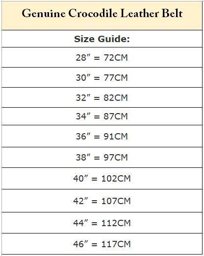 Genuine Crocodile Leather Belt (Hornback) - Made in Australia - Mens