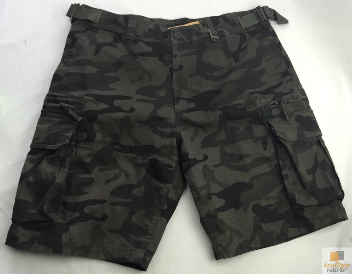 Deluxe PLUS SIZE CARGO SHORTS Heavy Duty Big Sizes 100% COTTON Drill Summer