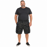 Mens Deluxe 100% Cotton Cargo Shorts - Camo (Heavy Duty Drill Work/Tradie)