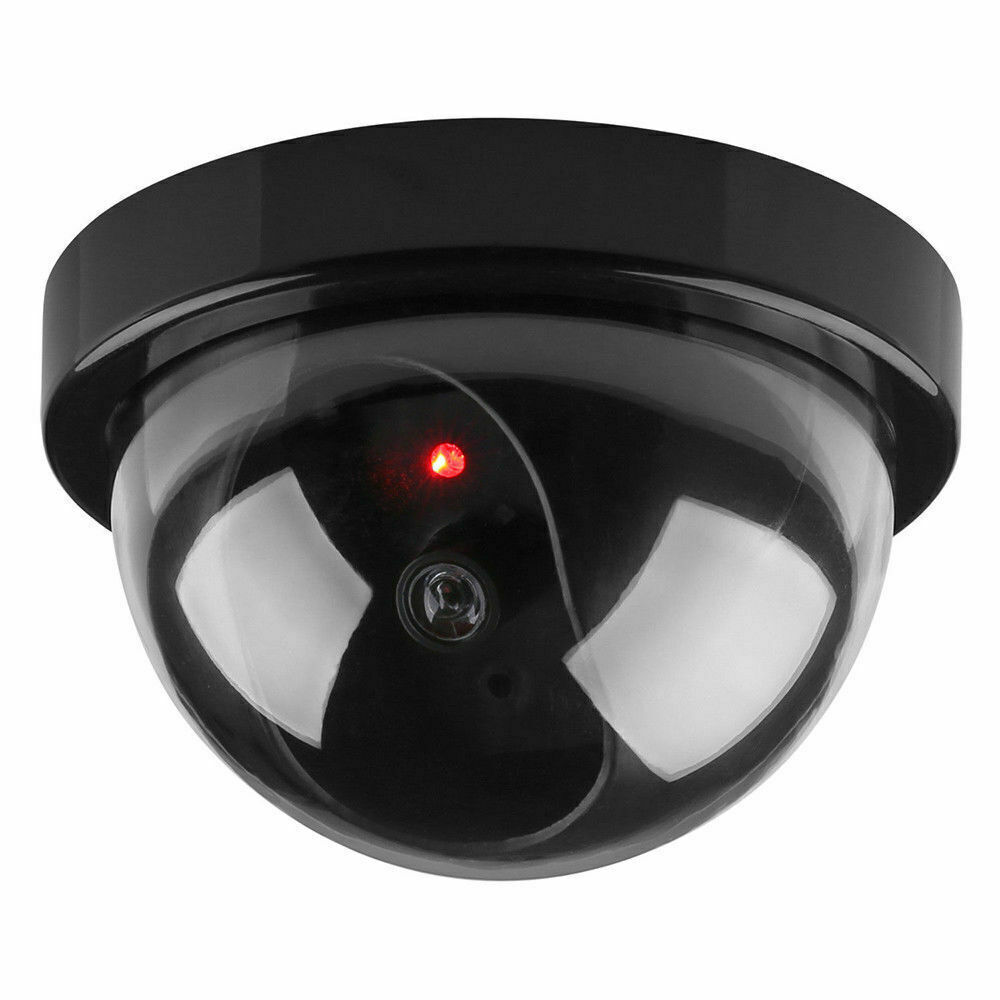 Dummy Dome Security Camera - Flashing LED Wireless (Imitation Surveillance)