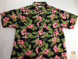 Mens HAWAIIAN SHIRT Beach 100% VISCOSE Surf Floral Party Short Sleeve S-XXL - Navy