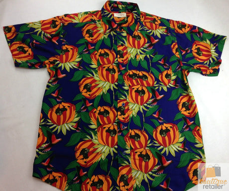 Mens HAWAIIAN SHIRT Beach 100% VISCOSE Surf Floral Party Short Sleeve S-XXL