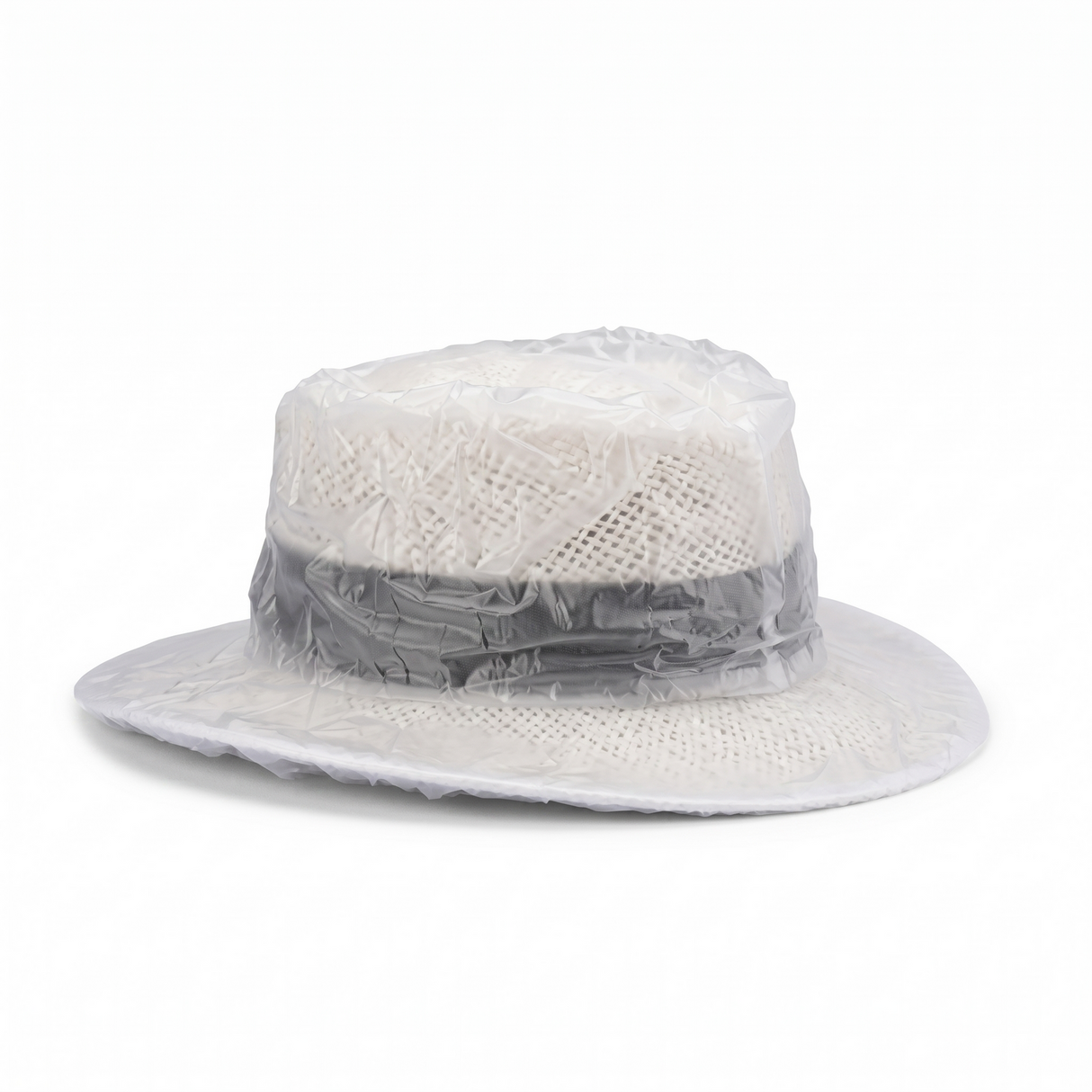 HAT PROTECTOR Vinyl Great for Straw or Felt Hats Plastic Cover Waterproof - Large