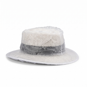 HAT PROTECTOR Vinyl Great for Straw or Felt Hats Plastic Cover Waterproof - Large