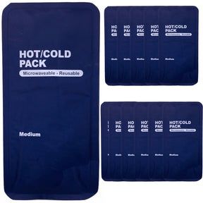 12x Hot/Cold Packs Bulk Pack - Microwaveable Reusable Ice/Heat Gel Packs