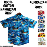 Mens Oahu Hawaiian Party Shirt Button Hippie Tops Short Sleeve Beach Holiday - Beer Bottles (1425)