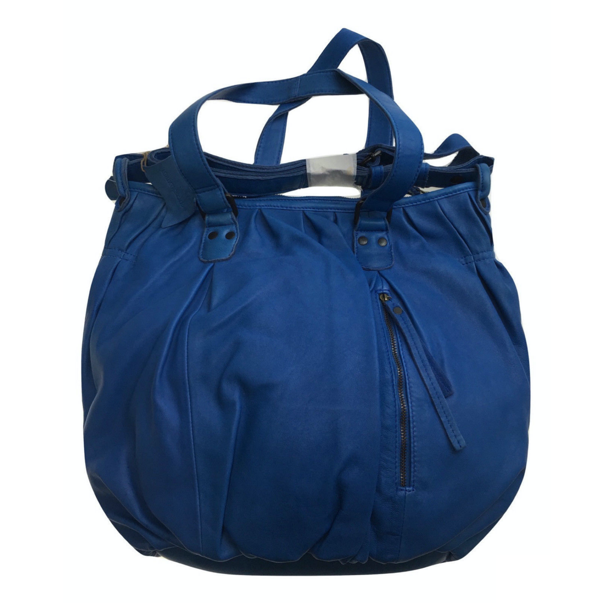 Premium Womens Leather Blue Shoulder Bag - Messenger Satchel Handbag/Purse (ITWB02)
