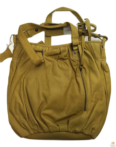 Premium Womens Leather Shoulder Bag Messenger Satchel Handbag Purse ITWB02 - Yellow