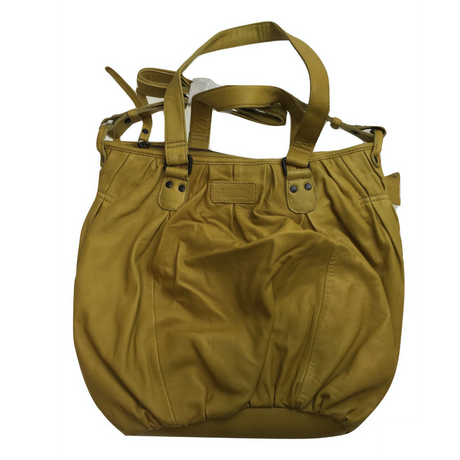 Premium Womens Leather Shoulder Bag Messenger Satchel Handbag Purse ITWB02 - Yellow