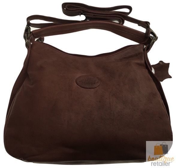 Premium Womens Genuine Leather Shoulder Bag Messenger Satchel Purse Body ITWB06 - Tan