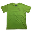 KIDS PLAIN T SHIRT Childrens Child 100% COTTON Boys Girls Basic Blank Tee Top - Lime - 10 - 12
