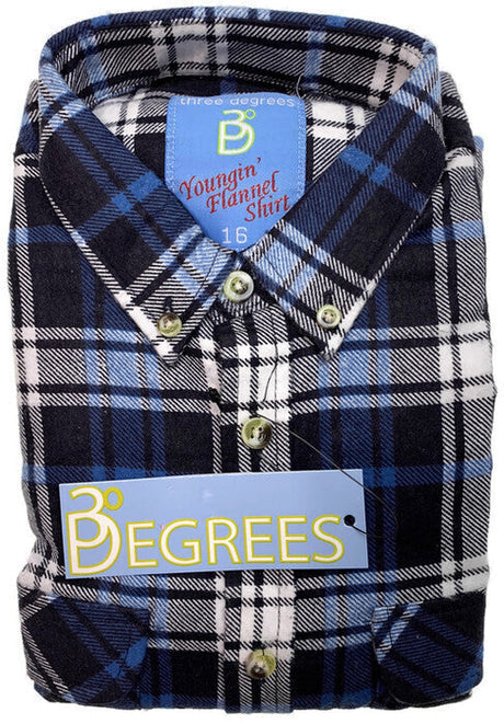 KIDS FLANNELETTE SHIRT Boys Childrens Classic Vintage Flannel Flannie - 29