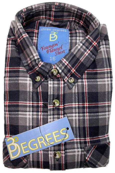 KIDS FLANNELETTE SHIRT Boys Childrens Classic Vintage Flannel Flannie - 20