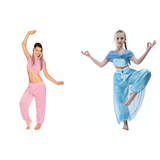 Arabian Princess Family Costume Set - Adults & Kids Genie Halloween Fancy Dress