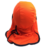 Fluro Orange Hi Vis Legionnaire Hat - High Visibility Sun Protection Cap (One Size)