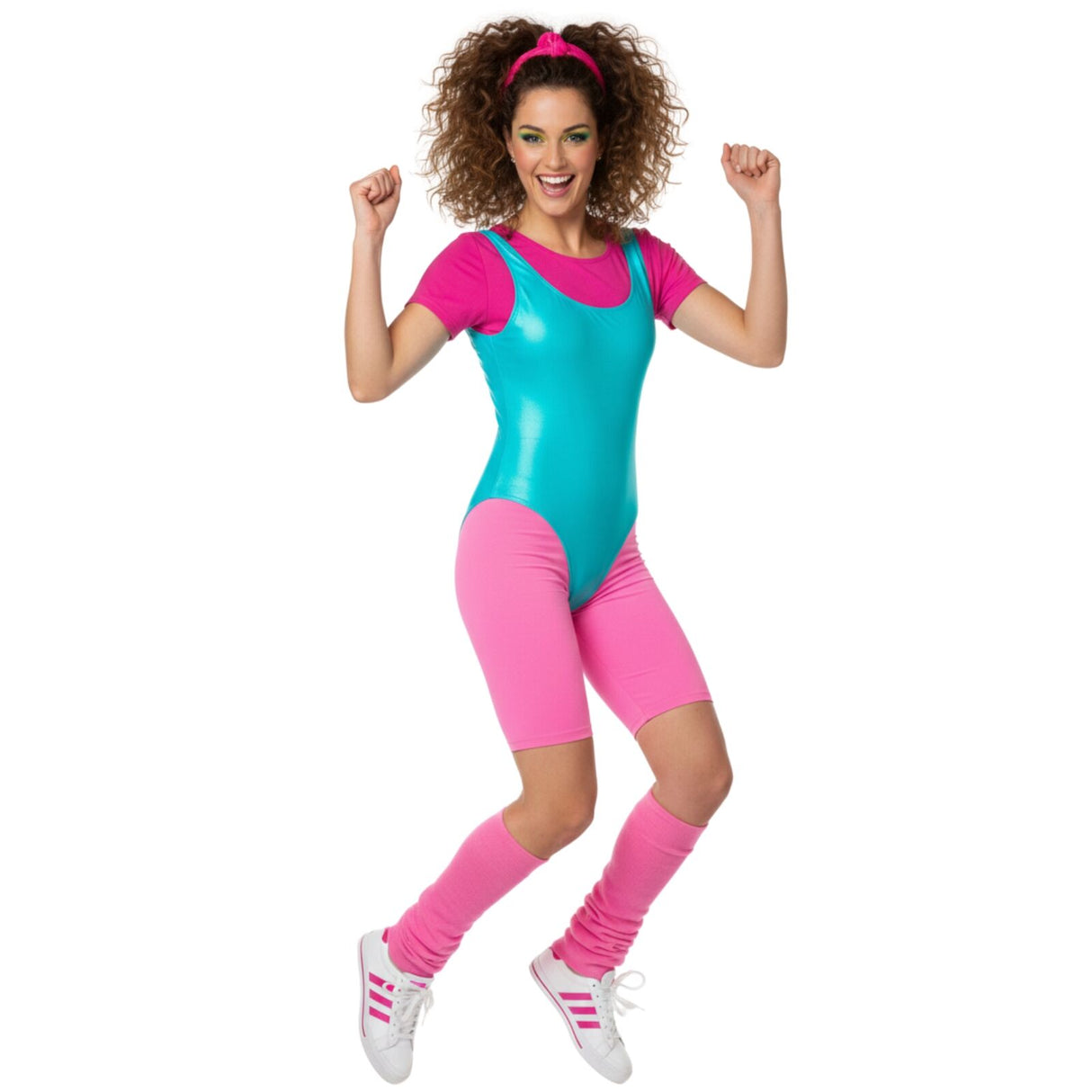 1 Pair Light Pink Leg Warmers - Womens Dance Costume/80s Party