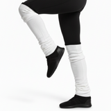 1 Pair White Leg Warmers - Womens Dance Costume/80s Party