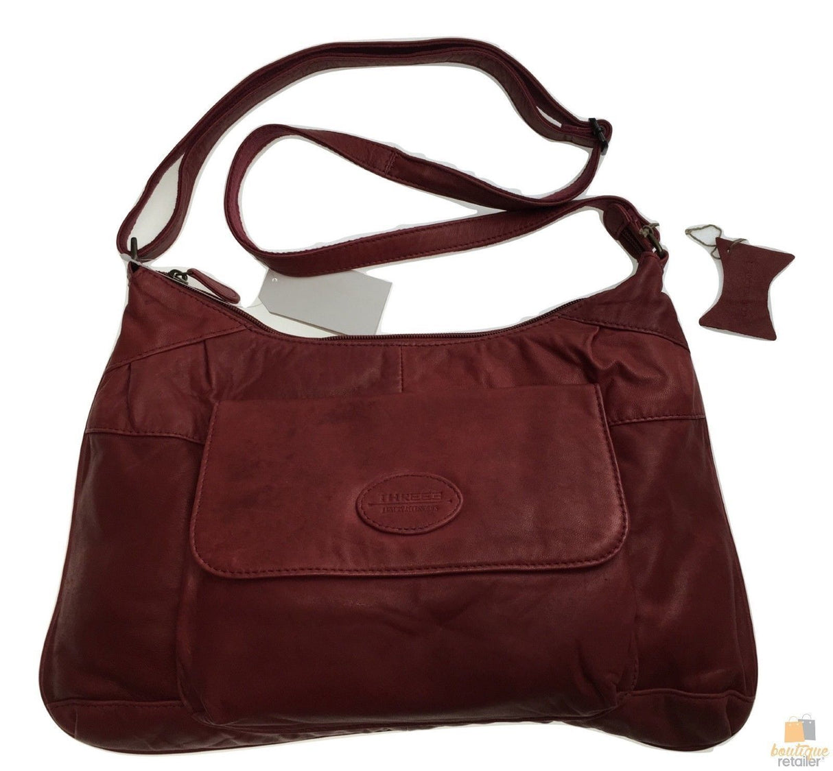Premium Womens Leather Shoulder Bag Messenger Satchel Handbag Purse Travel