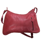 Premium Womens Leather Shoulder Bag Messenger Satchel Handbag Purse Travel - Brown