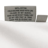 Mens 100% Cotton Plain Slim Fit Long Sleeve Top - White