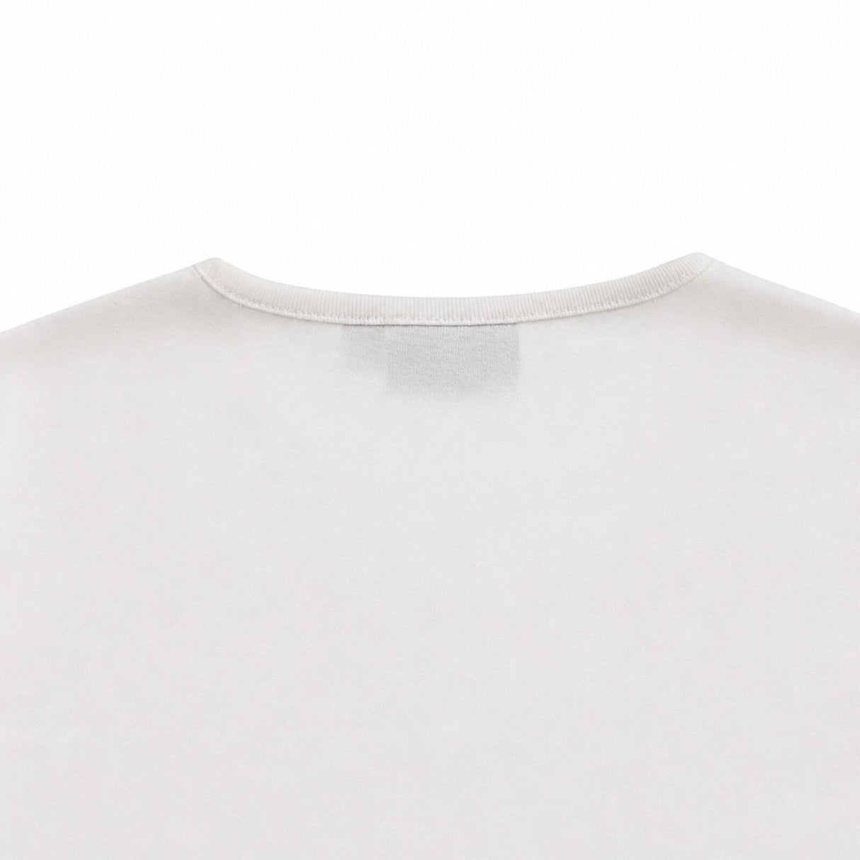 Mens 100% Cotton Plain Slim Fit Long Sleeve Top - White