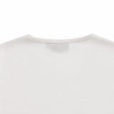 Mens 100% Cotton Plain Slim Fit Long Sleeve Top - White