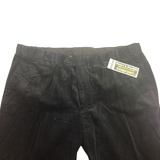 MENS CORDUROY PANTS Trousers Cords Casual STRETCH COTTON Size 32"-44" Adjustable - Black (99)