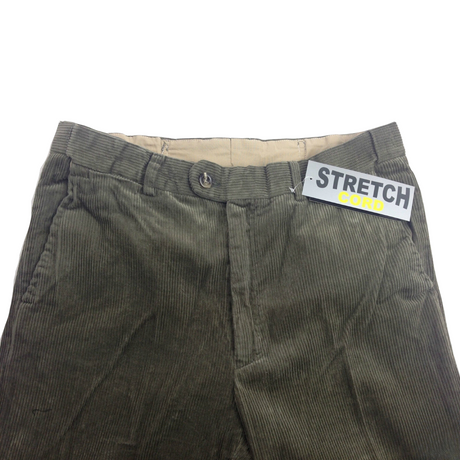 MENS CORDUROY PANTS Trousers Cords Casual STRETCH COTTON Size 32"-44" Adjustable