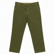 Mens Casual Stretch Corduroy Pants - Olive (Adjustable Cotton Trousers)