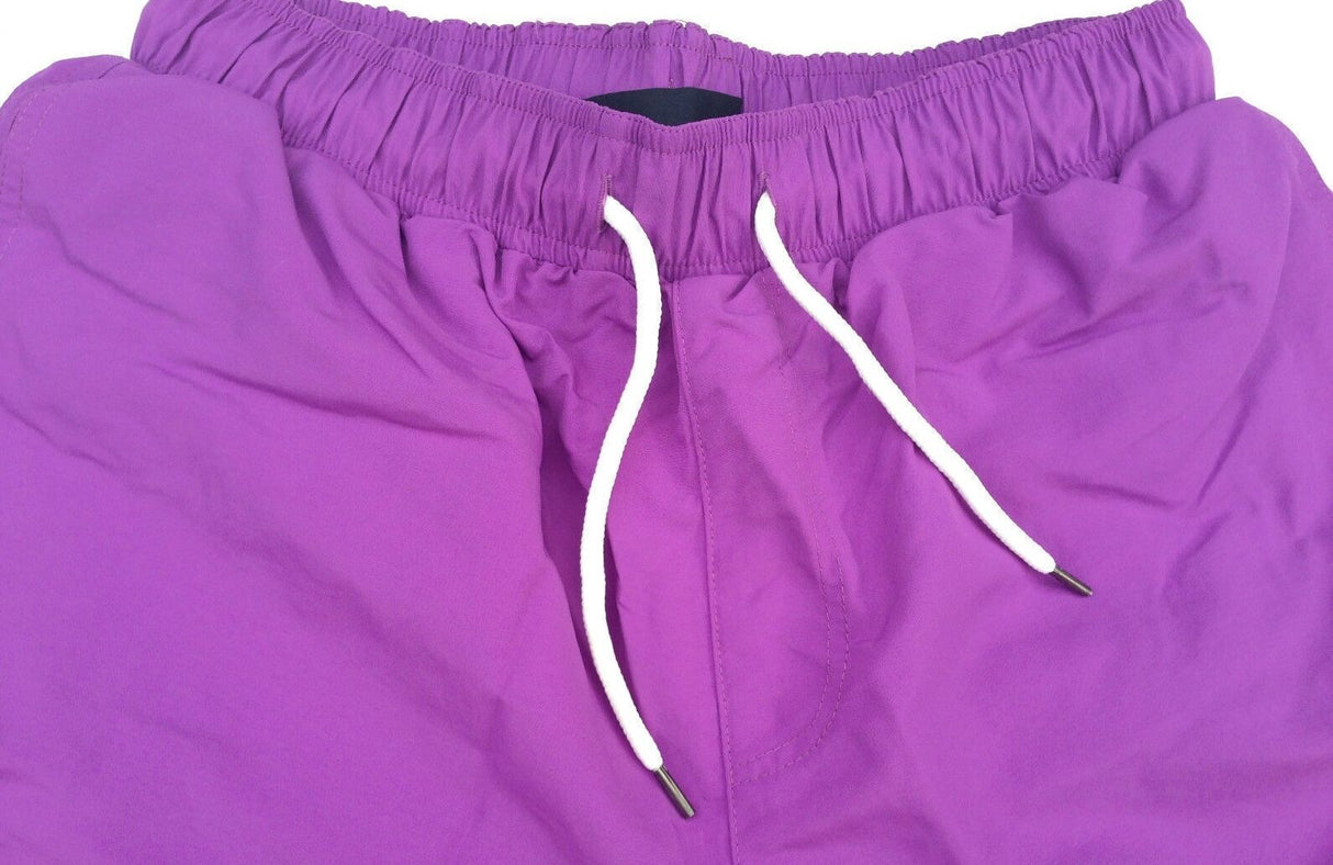Mens Board Shorts - Purple (Plain Quick Dry Boardies for Surf/Beach/Swim)