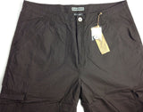 Mens 3/4 Long Cotton Cargo Shorts - Brown (Army/Military Summer Combat)