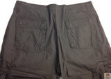Mens 3/4 Long Cotton Cargo Shorts - Brown (Army/Military Summer Combat)