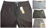 Mens 3/4 CARGO SHORTS Long Pants 100% COTTON Army Military Combat Summer - Beige/Khaki
