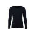 Thermo Fleece Mens 100% Merino Wool Long Sleeve Thermal Top - Navy - X-Small (85cm)