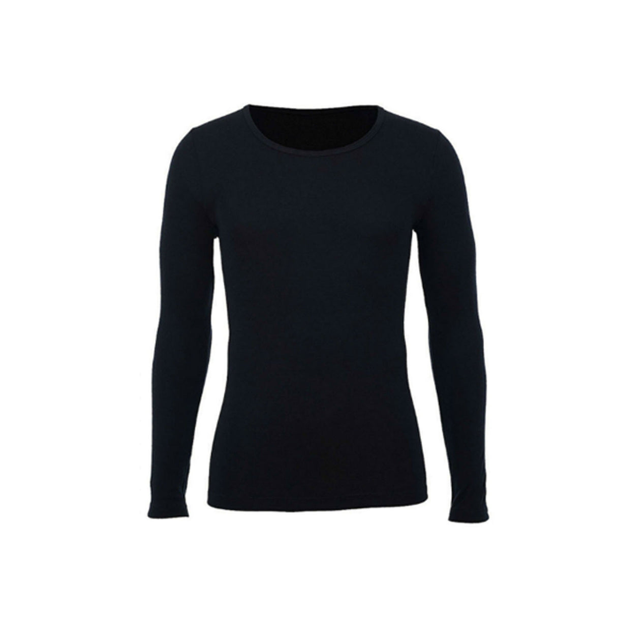 Thermo Fleece Mens 100% Merino Wool Long Sleeve Thermal Top - Navy - X-Small (85cm)