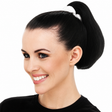 Black Ponytail Wig - Long Straight Hairpiece Extension (Cosplay Costume/Fancy Dress)