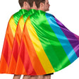 3x Adult Rainbow Cape Bulk - Deluxe Gay Pride Costume/LGBT Fancy Dress Party