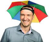 Rainbow Umbrella Hat - Novelty Rain/Beach/Sun Cap (Costume/Outdoor Accessory)