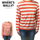 Kids Red & White Striped Top Costume - Storybook Character (Book Week & Halloween Fancy Dress)