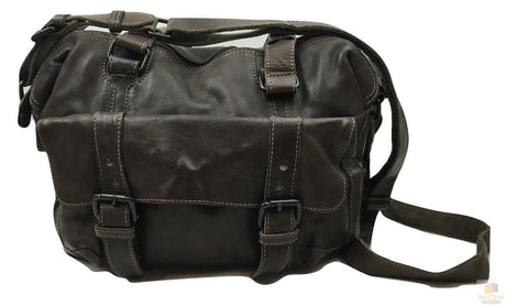 Mens Cow Washed Leather Bag Messenger Bag Vintage Travel Laptop Satchel EX02