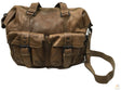 Mens Cow Washed Leather Bag Messenger Bag Vintage Travel Laptop Satchel EX02