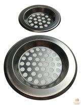 2x Stainless Steel Sink Strainers 75mm/60mm - Kitchen/Laundry/Bathroom Drain