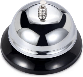 Chrome Plated Service Bell  - Reception, Shop, Desk & Restaurant Counter