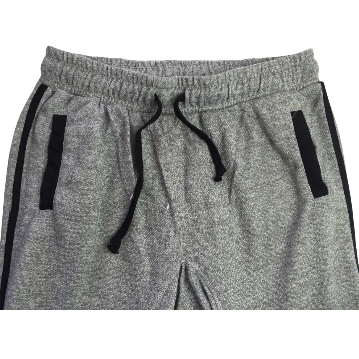 Mens Skinny TRACK PANTS Cuff Slim Gym Plain Sport - Charcoal - XL