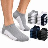 24x Cotton Ankle Socks Bulk Pack - Mixed Colours (Low Cut Anklet Sports Running Socks for Men/Women)